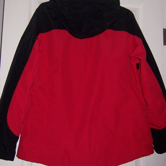 Lands End womens water resistant Jacket with hood - Picture 4 of 8